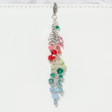 Winter Tree Planner Charm with Crystals