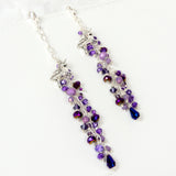 Unicorn Planner Charm with Purple Crystal Dangle