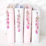 Planner Stack with Embossed Heart Charm