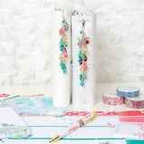 Paper Crane Charm with the Blossom Time Cocoa Daisy planner kit