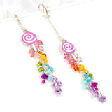 Candy Shop Dangle Charm with Rainbow Crystals