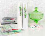 Christmas Planner Charms on ring bound planner and traveler's notebook