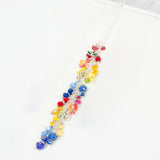 Tulip Ring Bound Style Dangle Charm -long