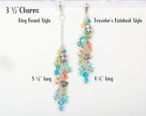 To The Sea Planner Charm with Crystal Dangle