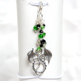 Dragon Charm Green Dangle