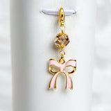 Pink Bow Planner Charm