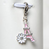 Pink Enamel Eiffel Tower Charm