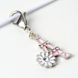 Pink Enamel Eiffel Tower Charm