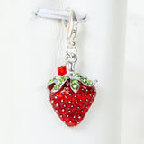 Strawberry Traveler's Notebook Planner Charm, Stitch Marker or Zipper Pull Charm