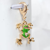 Enamel Frog Stitch Marker