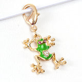 Enamel Frog Zipper Pull Charm