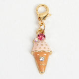 Light Pink Ice Cream Cone Charm