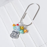 Let's Go Route 66 Dangle Clip or Charm