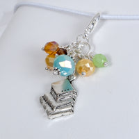 Chapters Planner Clip or Charm with Book Stack Charm