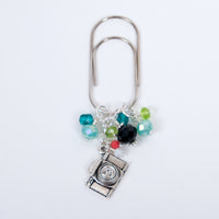 Daily Journal Camera Dangle Planner Clip or Charm