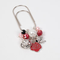 Wonderland Tea Party Planner Clip or Charm in Silver or Gold