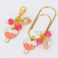 Popsicle Heart Dangle Clip and Charm