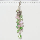 Green and Pink Dangle Planner Charm for Christmas