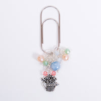 Lillian's Garden Dangle Planner Clip or Charm with Watering Can Charm
