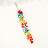Poppy Fields Planner Charm with Crystal Dangle - Available in Two Lengths