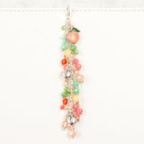 Peach Planner Charm with crystal dangle 