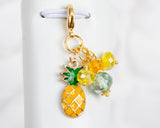 Pineapple Lobster Clasp Charm Dangle