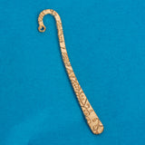 Gold Toned Embossed Bookmark Adapter for Planner Charms