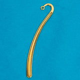 Antique Gold Bookmark Adapter for Charms