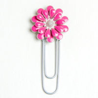 Bright Pink Decorative Planner Clip bookmark