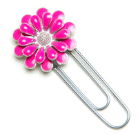 Bright Pink Flower Bookmark