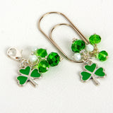 Shamrock Planner Charm and Dangle Clip