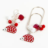 Hedgehog Dangle Clip or Charm