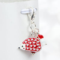 Hedgehog Lobster Clasp Charm