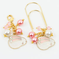 Bunny Dangle Clip and Charm