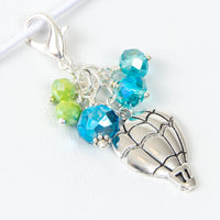 Hot Air Balloon Lobster Clasp Charm