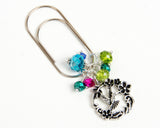 Hummingbird and Flower Dangle Paperclip