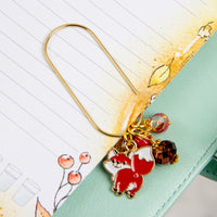 Red Fox Dangle Planner Clip or Charm