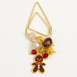 Gingerbread Man Dangle Clip with Teardrop Paperclip