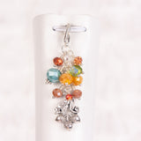 Autumn Thicket Dangle Clip or Charm with Oak Leaf and Acorn Charm