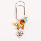 Autumn Thicket Dangle Clip or Charm with Oak Leaf and Acorn Charm