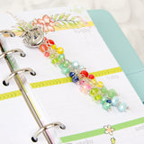 Treetop Canopy Sloth Charm shown with Cocoa Daisy planner kit