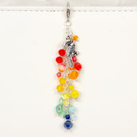 Toucan Dangle Planner Charm with Rainbow Crystals