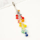 Toucan Dangle Planner Charm with Rainbow Crystals