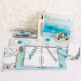 Winter Twilight Dangle Planner Charm show with the Cocoa Daisy Planner Kit