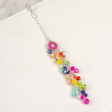 Confetti Wishes Planner Charm with Rainbow Crystal Dangle