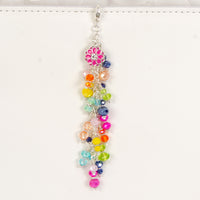 Confetti Wishes Planner Charm with Rainbow Crystal Dangle