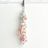 Ballerina Planner Charm with Pink Crystal Dangle