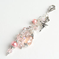 Ballerina Planner Charm with Pink Crystal Dangle