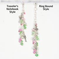 Traveler's Note Book Style Charm and Ring Bound Style Charm Comparison