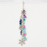 Snowflake Dangle Planner Charm with Frozen Colors